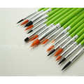 High Quality 10PCS Wooden Nail Art Brush Set